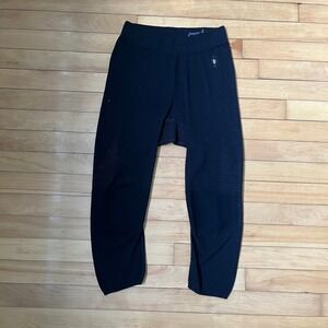 Smartwool Mens Intraknit Merino 200 Base Layer Bottoms Black Size M Leggings